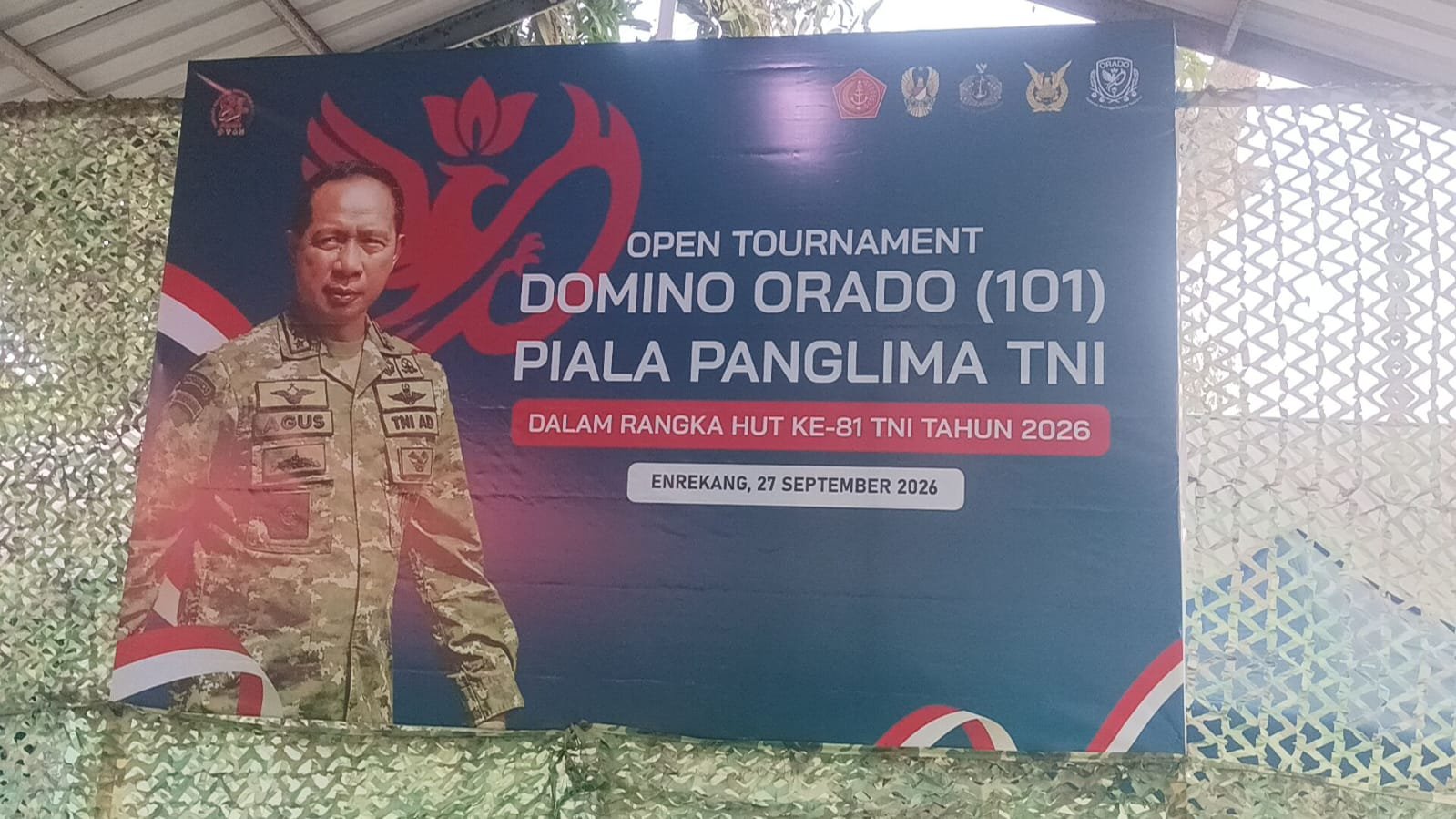 Gelar Turnamen Domino Orado 101 Piala Panglima TNI, Dalam Rangka HUT TNI Ke-81 di Kodim 1419/Enrekang.