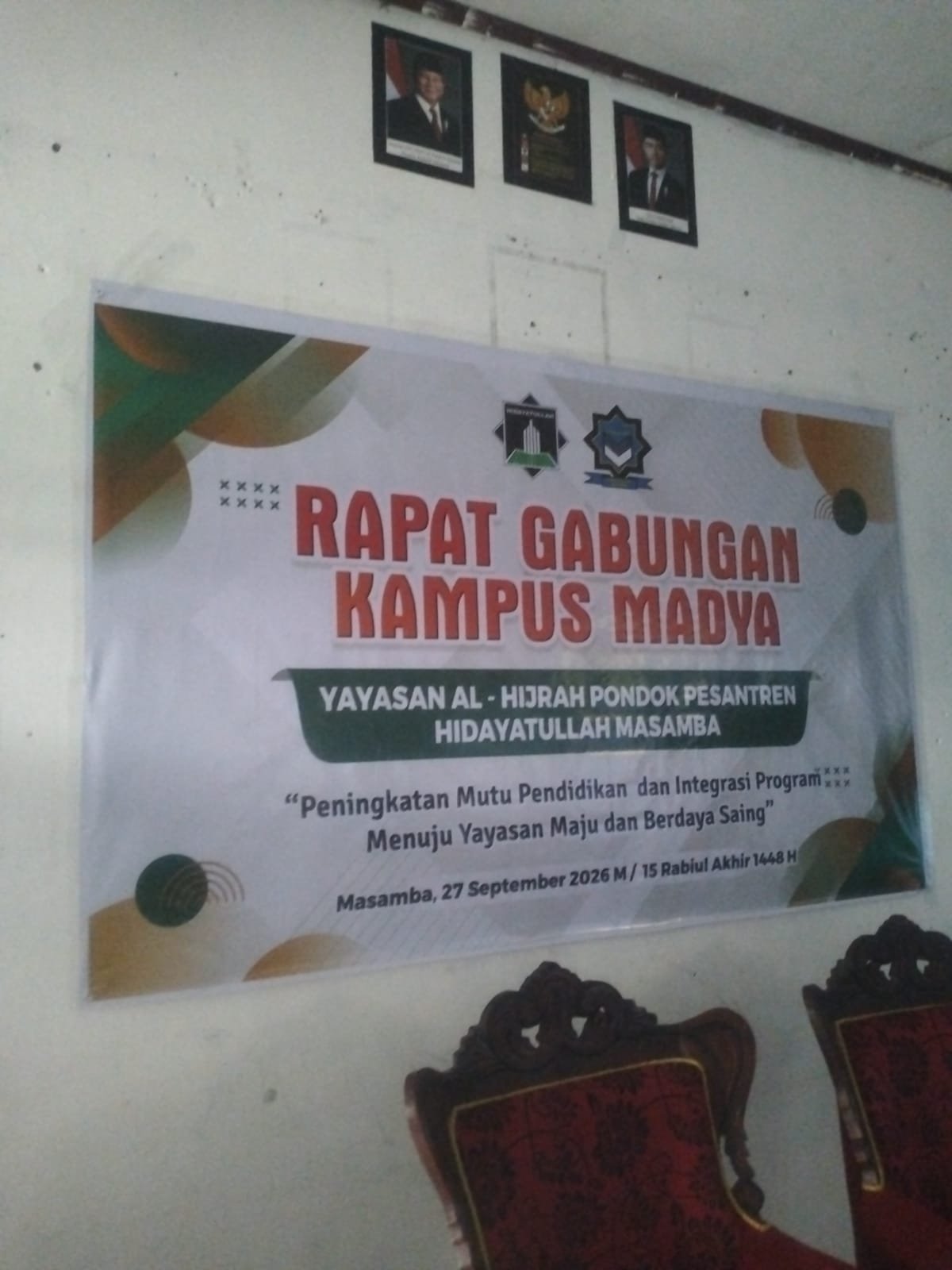 YAYASAN AL HIJRAH MASAMBA GELAR RAPAT GABUNGAN BAHAS RENCANA INDUK PENGEMBANGAN KAMPUS MADYA