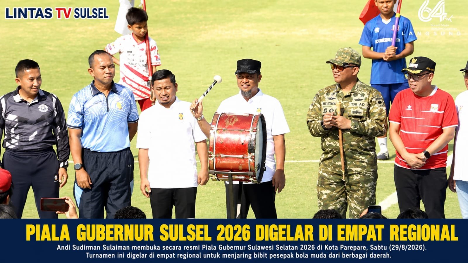 PIALA GUBERNUR SULSEL- 2026 DIGELAR DI EMPAT REGIONAL, JARING BIBIT MUDA UNTUK PON