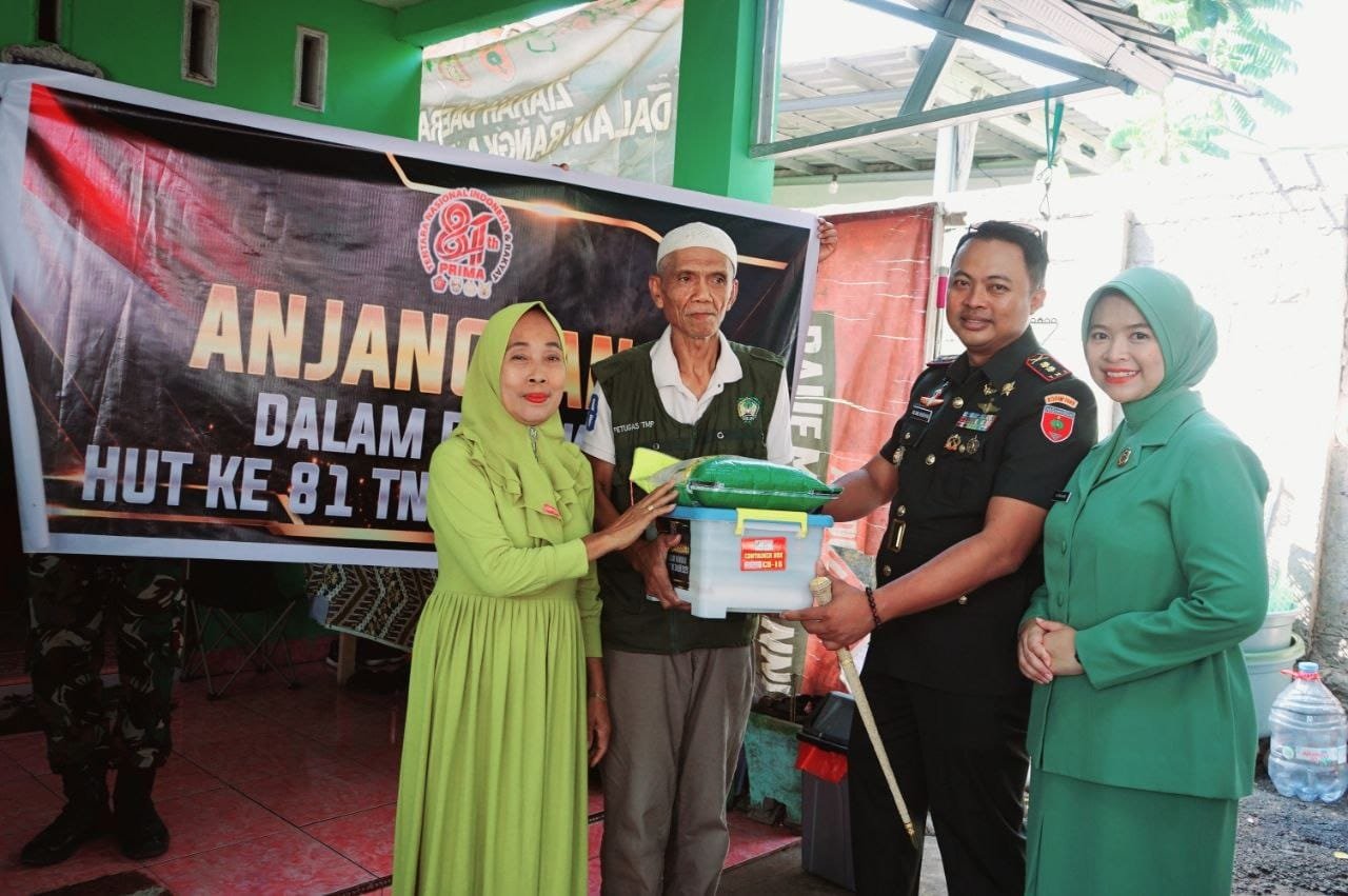 Jelang HUT TNI ke-81, Dandim Gowa Sambangi Pengurus TMP dan Ormas
