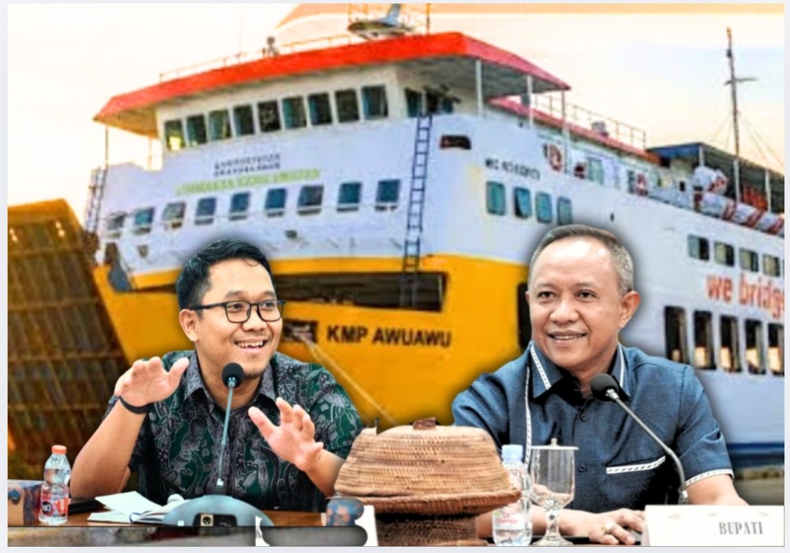 PERMINTAAN BUPATI NATSIR ALI DIRESPON ASDP, MINGGU INI KMP AWU-AWU SEGERA LAYANI BIRA -PAMATATA