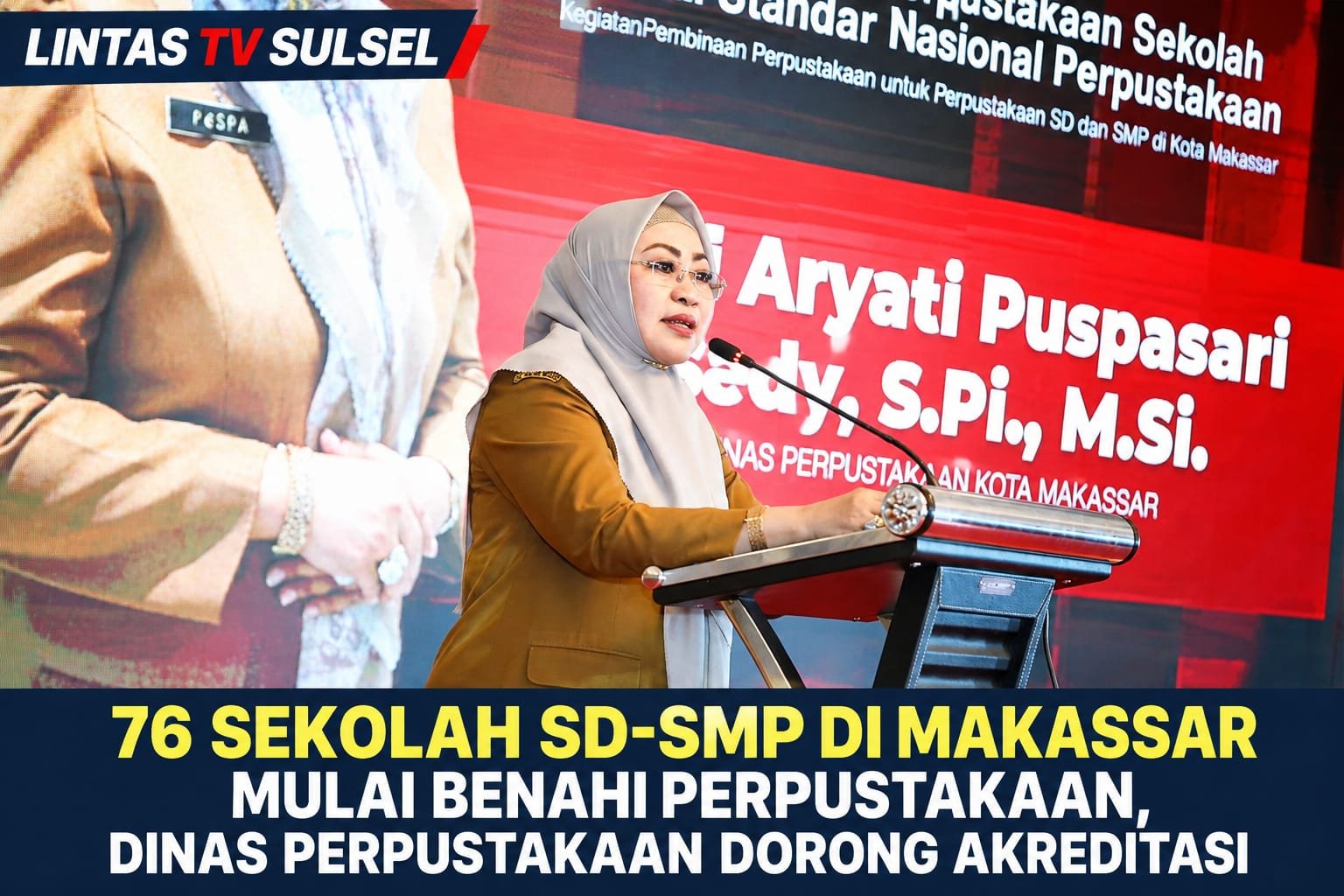 76 SEKOLAH SD-SMP BENAHI PERPUSTAKAAN DINAS PERPUSTAKAAN DORONG AKREDITASI