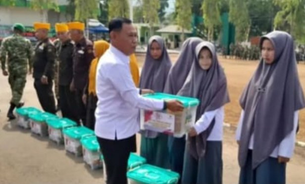 Wakil Ketua II BAZNAS Enrekang Hadiri HUT ke-81 TNI, di Kodim 1419/Enrekang.