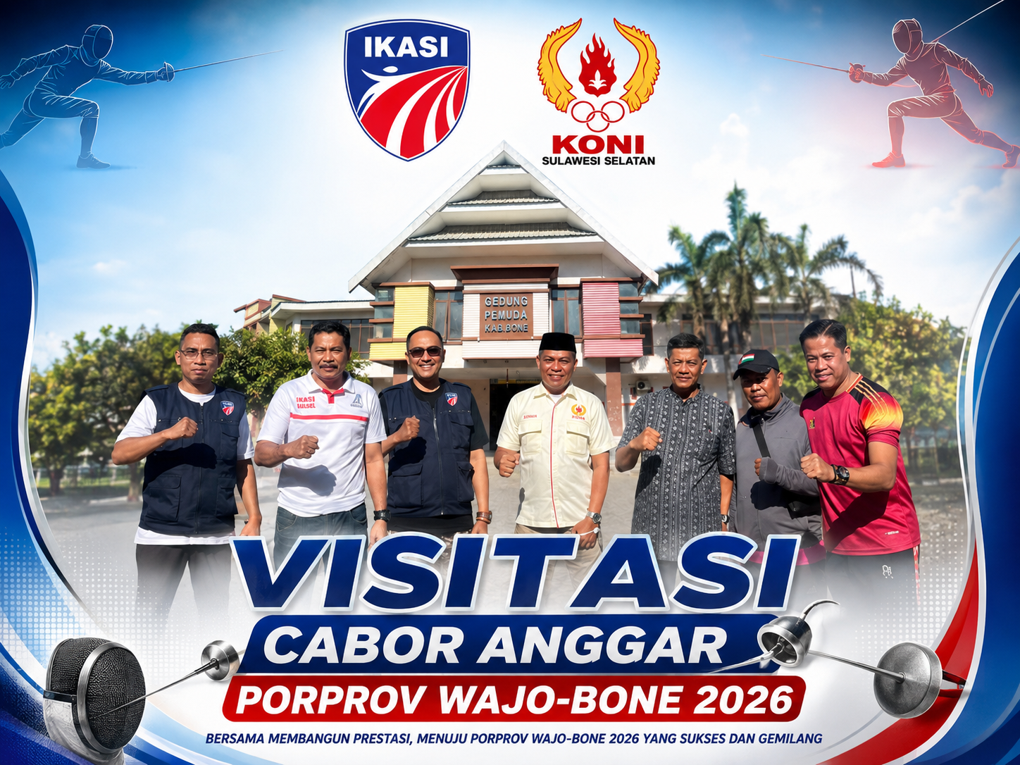 TIM DELEGETED IKASI SULSEL VISITASI KE BONE